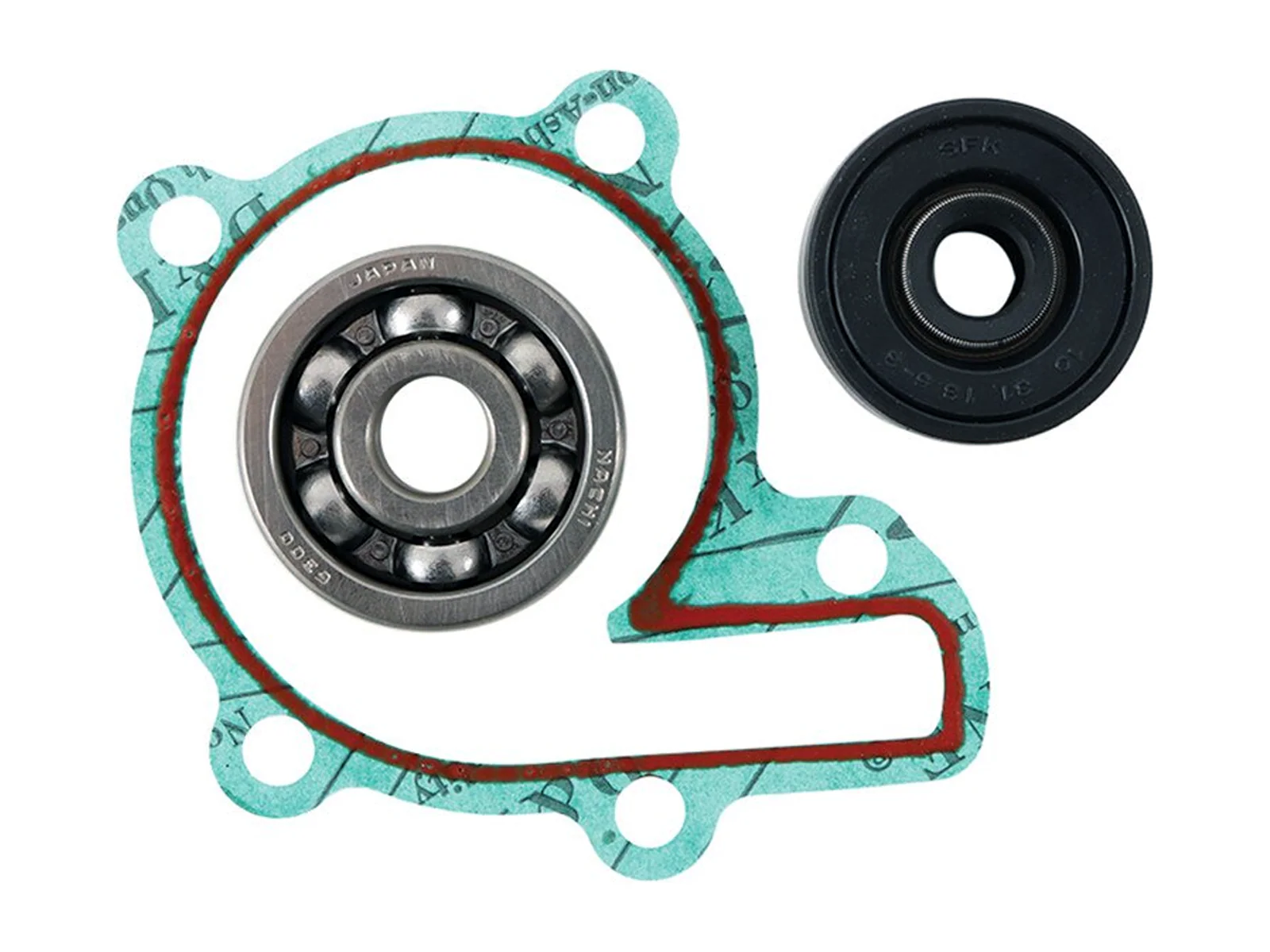 Yamaha Banshee Hot Rods Water Pump Rebuild Kit Aluminum Impeller OEM Gear JAPAN - Image 15