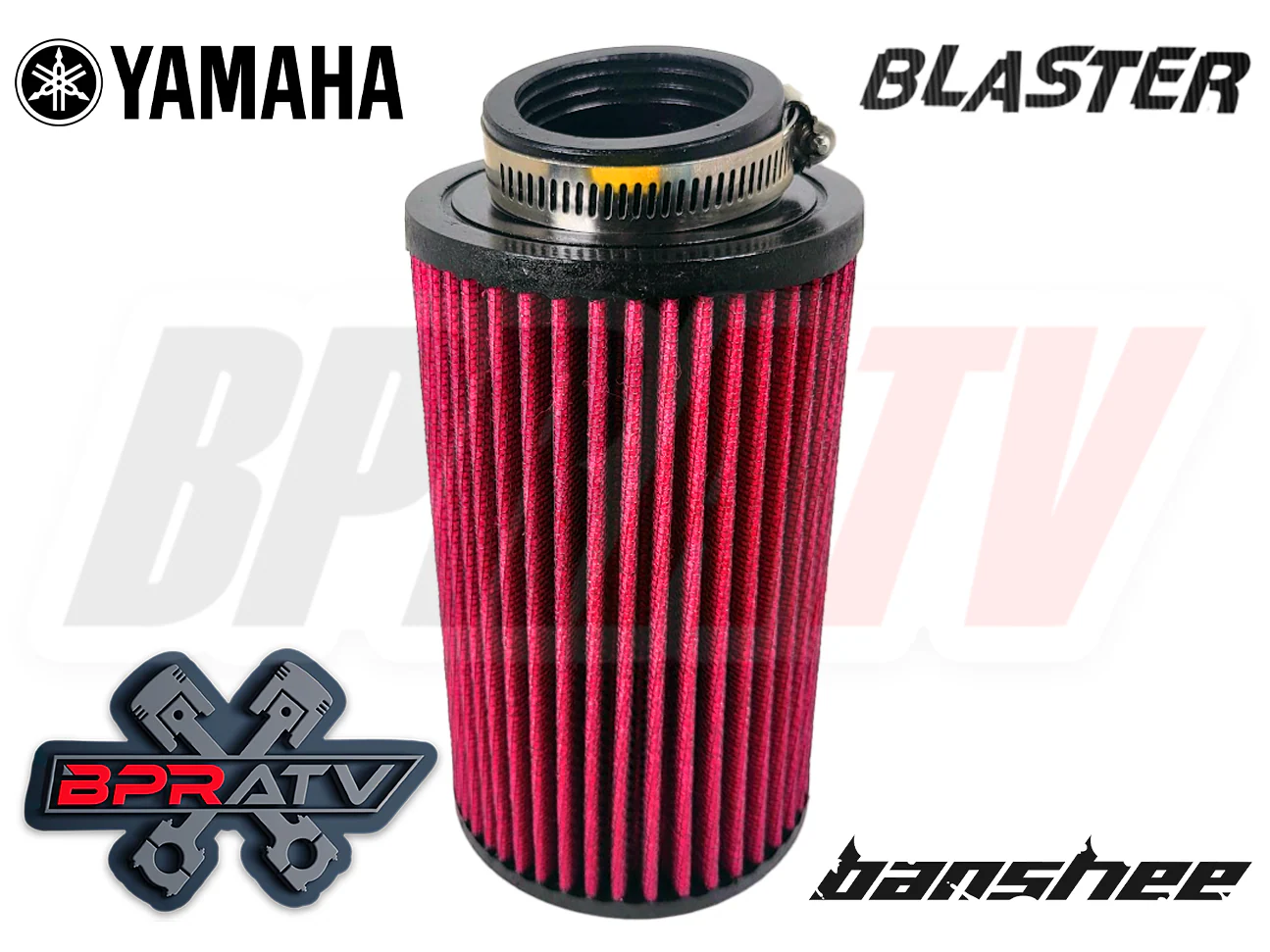 Yamaha Banshee K+N Style Mikuni STOCK Size Carbs Air Filter Pods OUTERWEARS Pair - Image 17