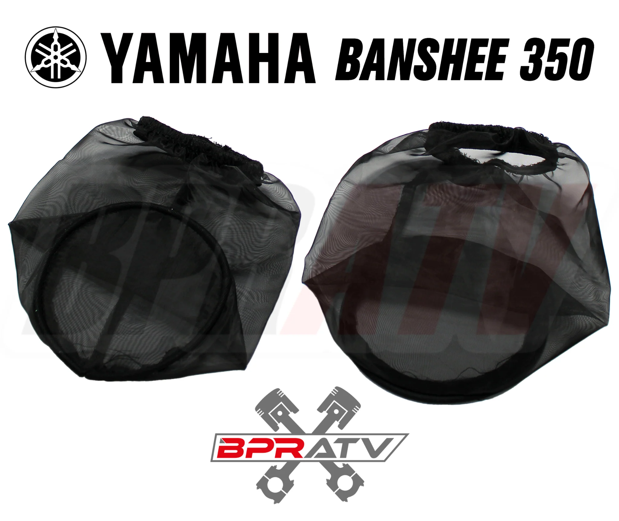 Yamaha Banshee K+N Style PWK 26mm Carburetor 5" Air Filter Pods OUTERWEARS Pair - Image 4