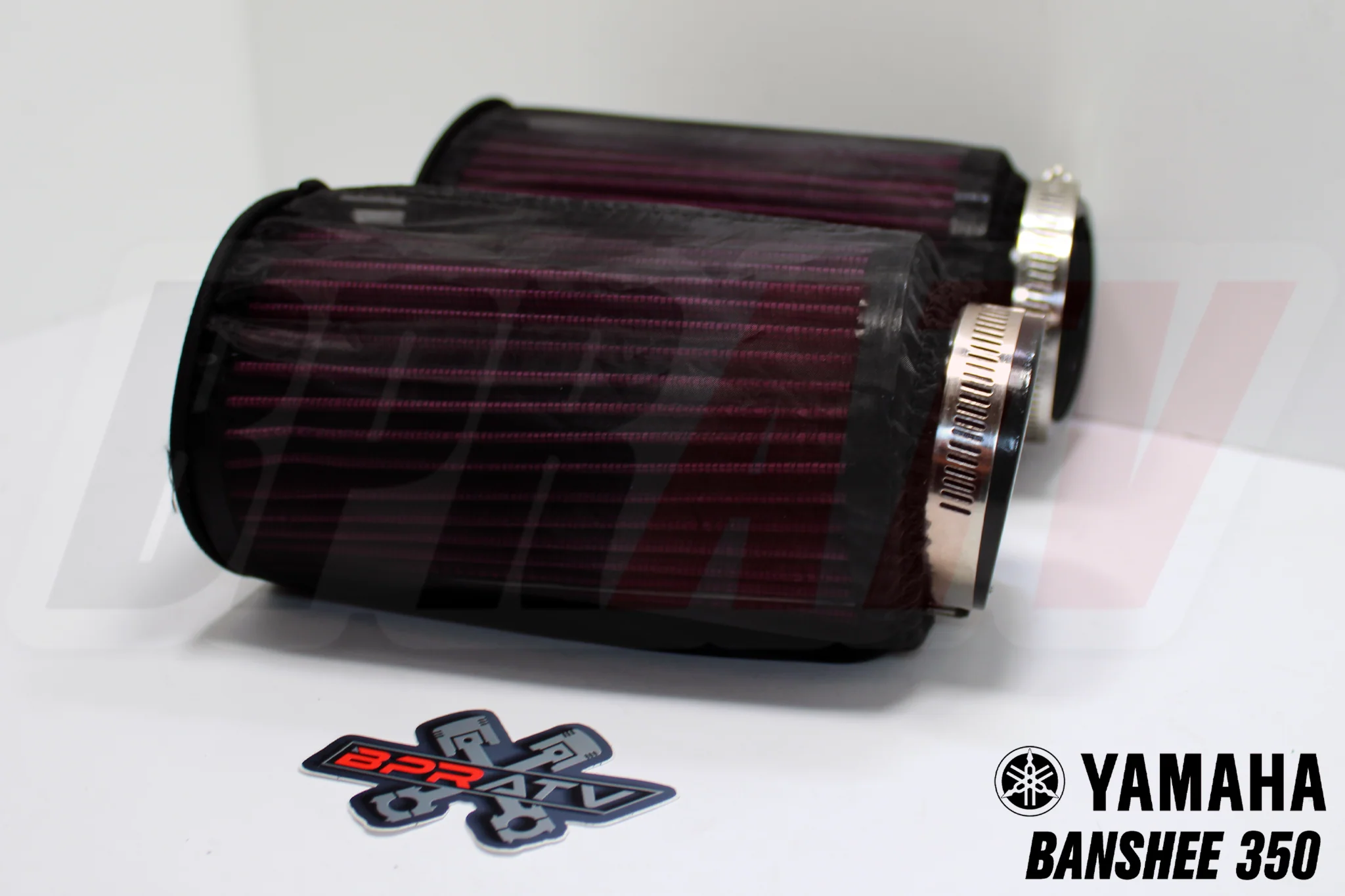 Yamaha Banshee K+N Style PWK 26mm Carburetor 5" Air Filter Pods OUTERWEARS Pair - Image 8