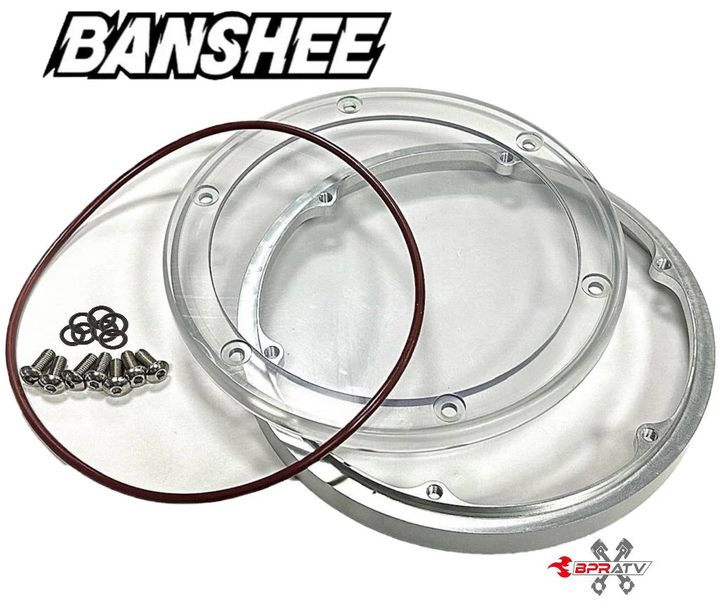 Yamaha Banshee Quick Change Clutch Kit See Thru Lexan Cover Heavy Duty Plates - Image 3