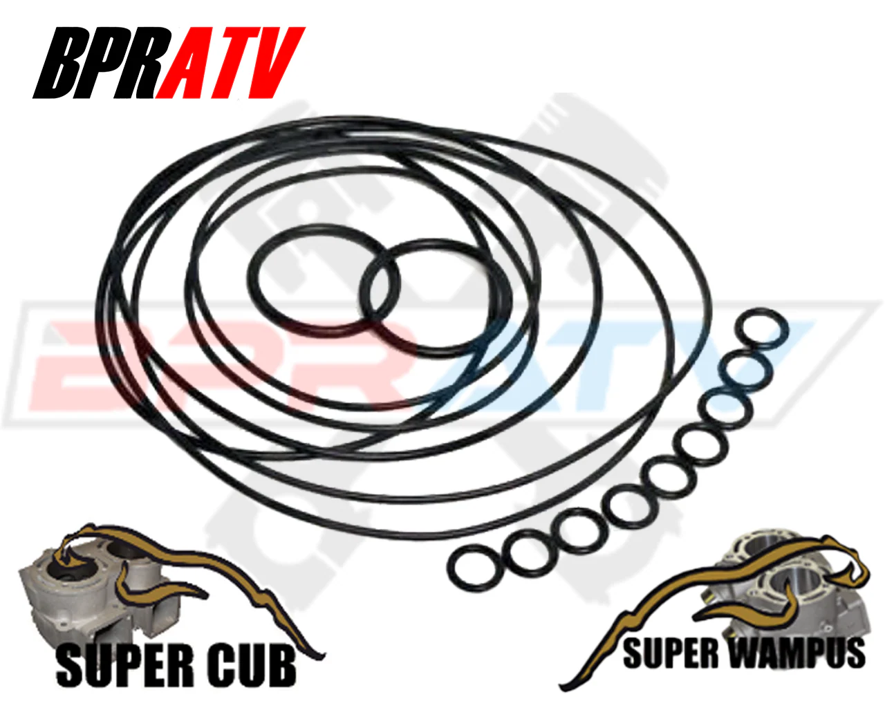 Yamaha Banshee SUPER CUB 521 496 472 BILLET Cylinder Head Shell & Cub O-Ring Kit - Image 19