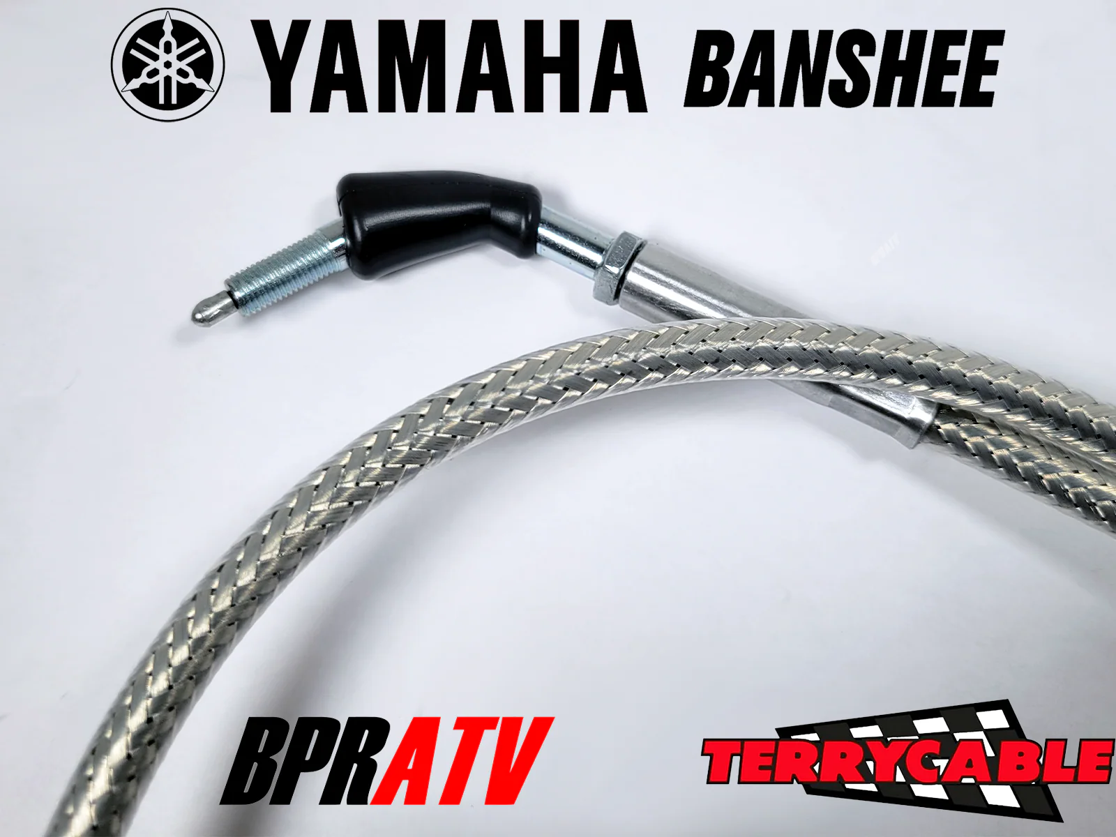 Yamaha Banshee Terry Cable Braided Single Thumb Throttle Cable PWK Carb 28-39mm - Image 9