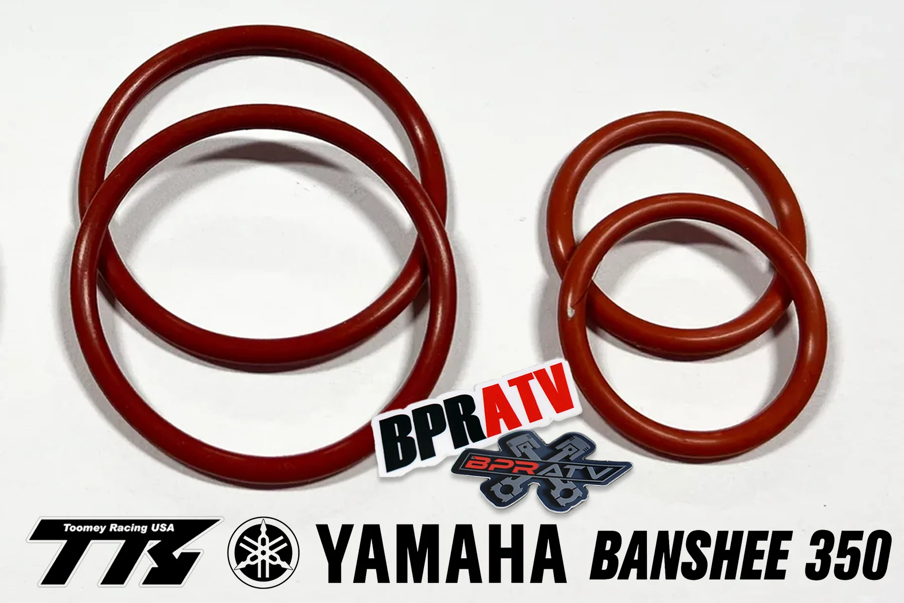 Yamaha Banshee Toomey Racing T4/T5/T6 Complete Exhaust Pipes O-Ring Gaskets Kit - Image 5