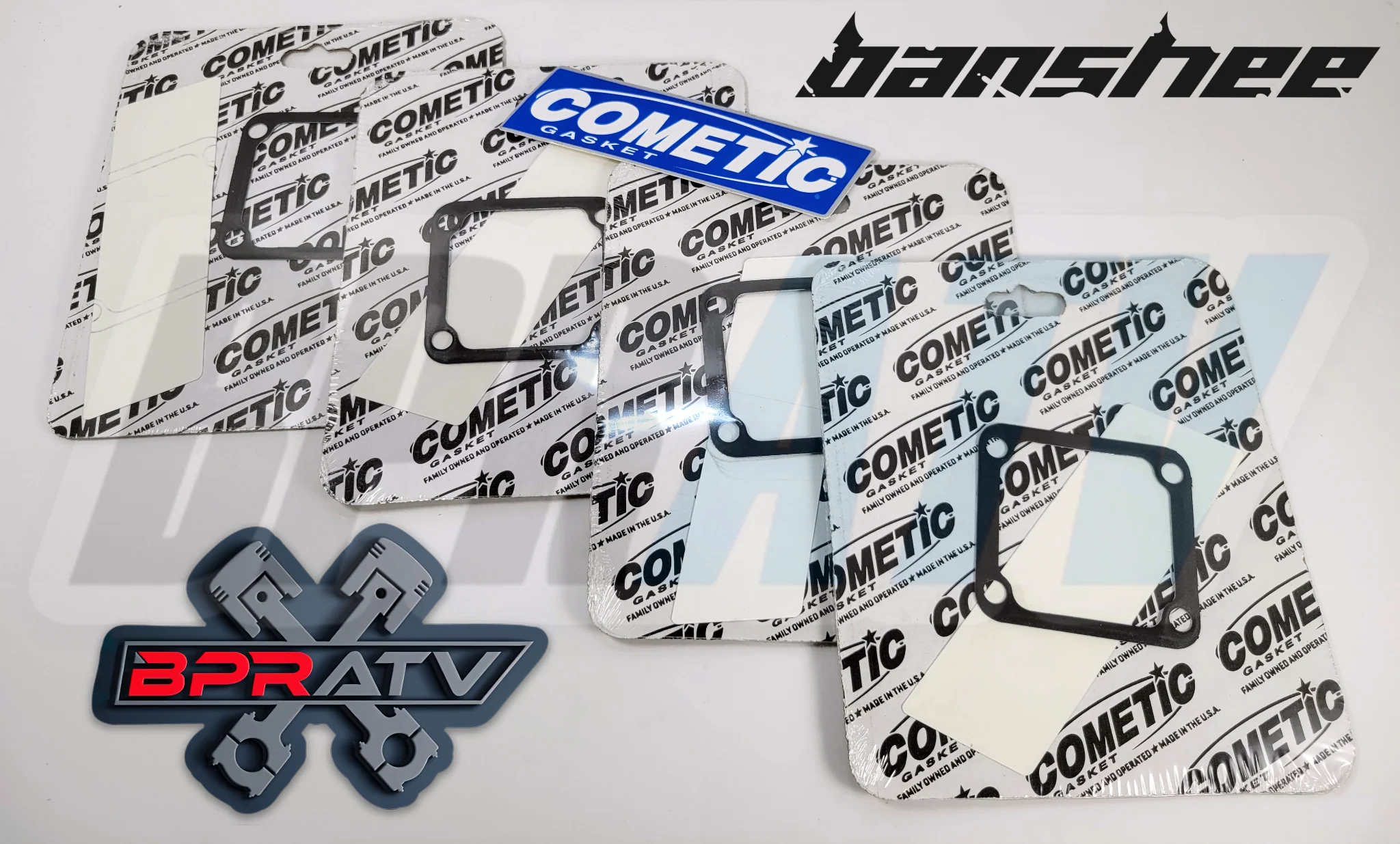 Yamaha Banshee YFZ 350 Cometic Intake Reed Gaskets .018 AFM IR019018AFM Set of 4 - Image 3