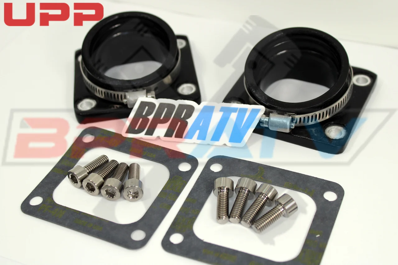 Yamaha Banshee YFZ 350 UPP 38 39 40mm Carburetor Intake Manifolds TITANIUM Bolts - Image 3