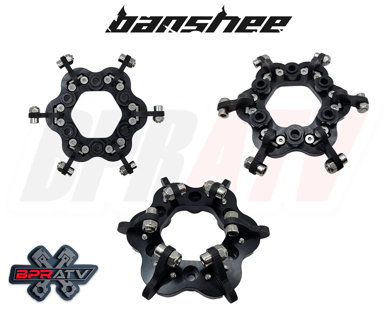 Yamaha Banshee YFZ350 BPRATV Lock Out Lock Up Clutch Kit TITANIUM Bolts Bolt Kit - Image 8