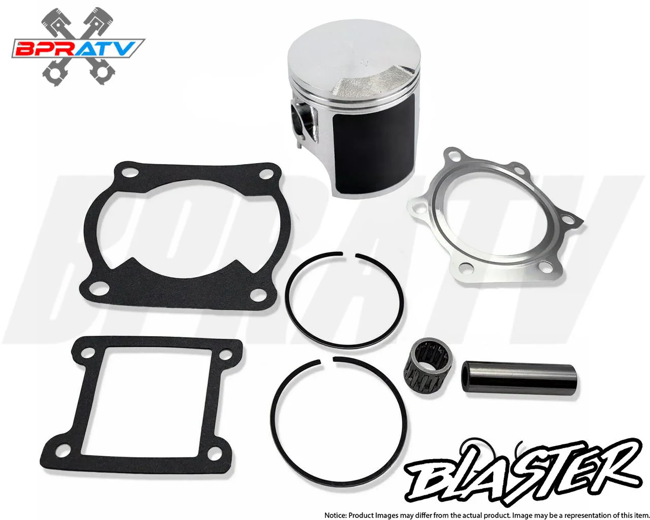 Yamaha Blaster 200 66 Piston Cylinder WISECO Crank Motor Rebuild Titanium Studs - Image 16