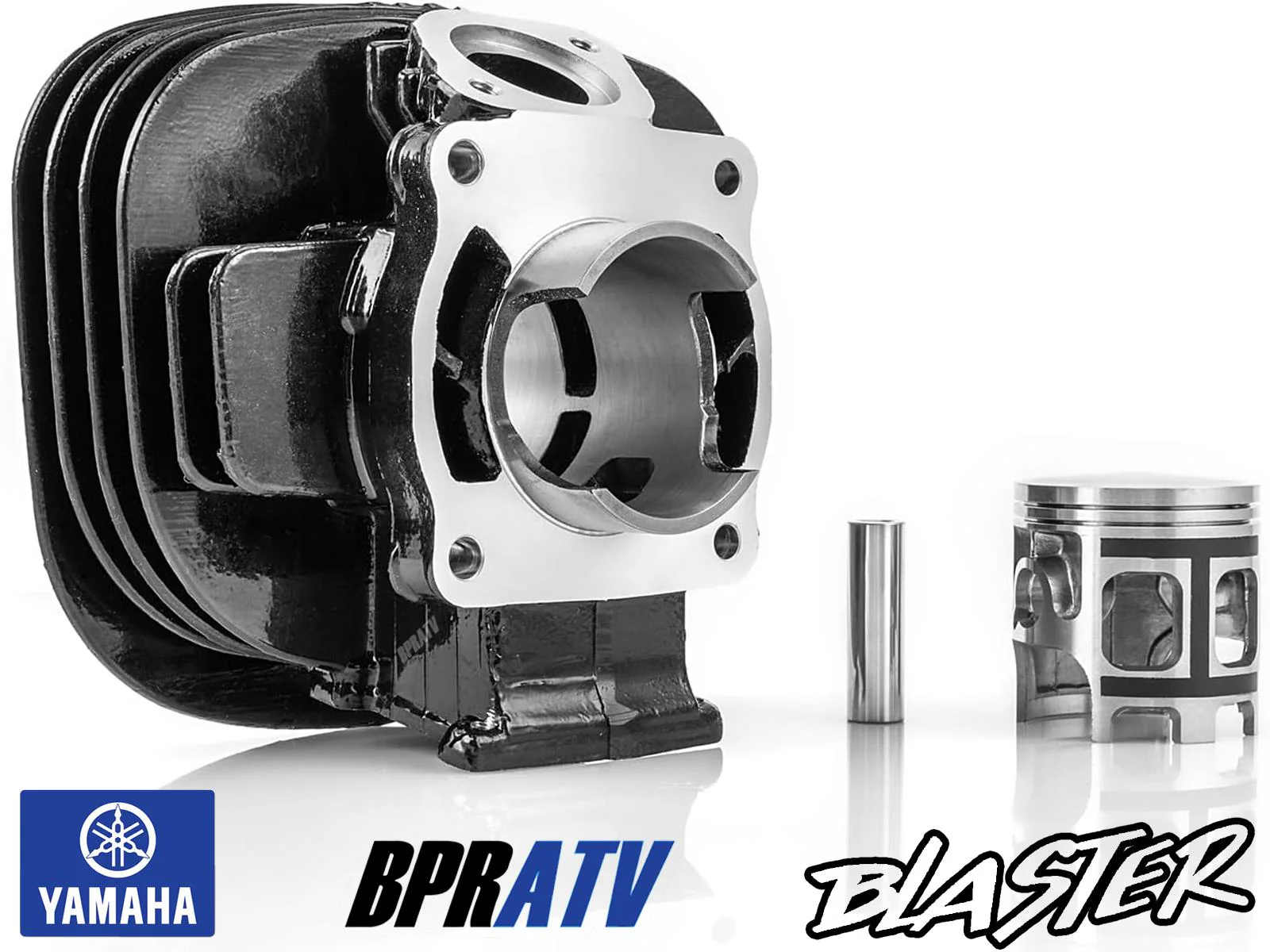 Yamaha Blaster 200 66 Piston Cylinder WISECO Crank Motor Rebuild Titanium Studs - Image 6