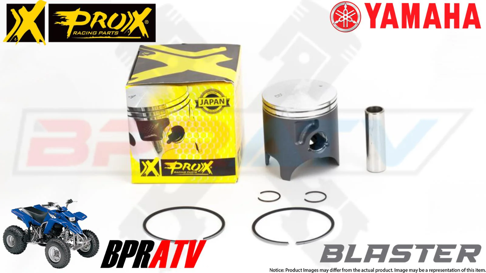 Yamaha Blaster 200 68mm Big Bore Cylinder Crank Pro X Piston Simple Rebuild Kit - Image 6