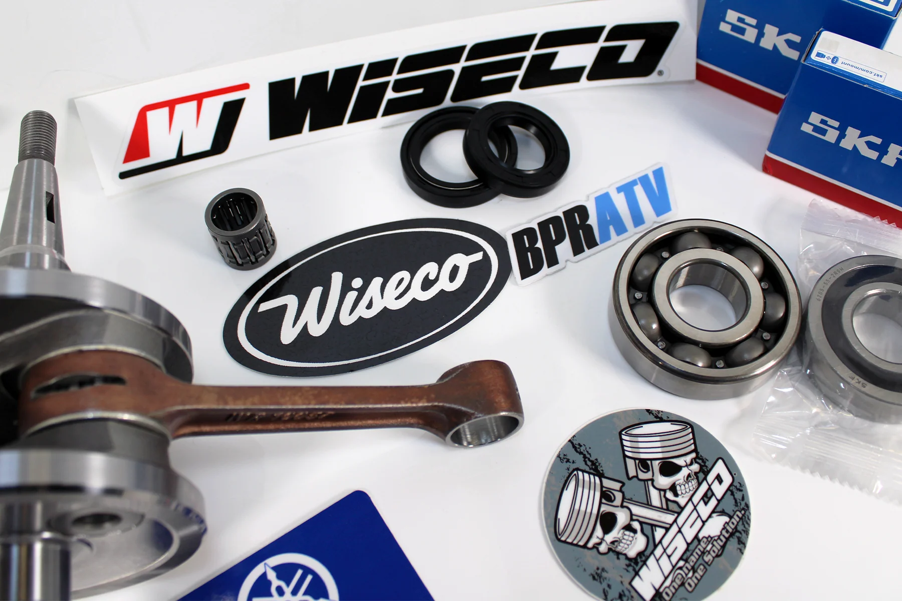 Yamaha Blaster 200 Wiseco Crank Kit SKF Main Bearings & Seals HD OEM Replacement - Image 17