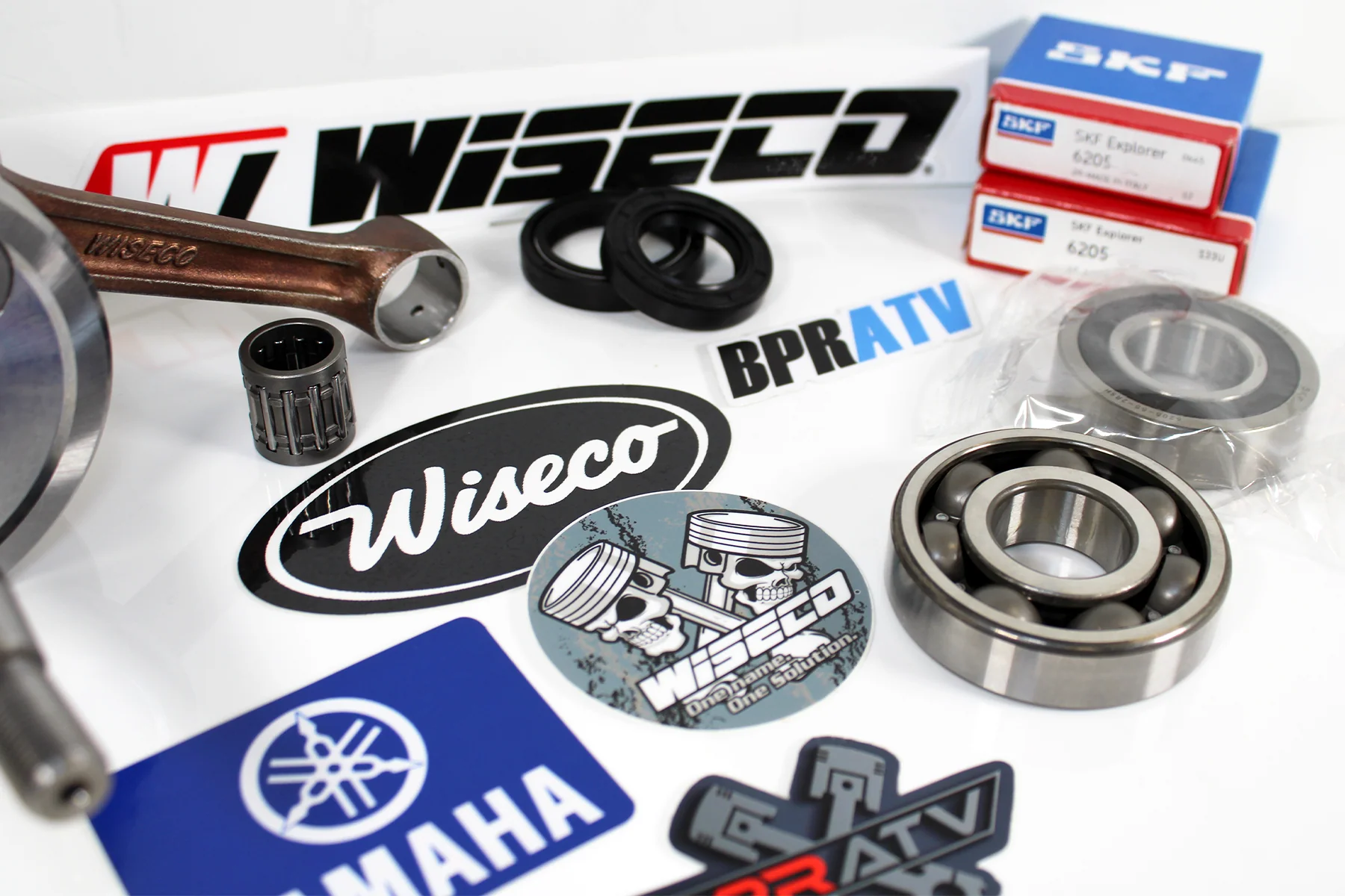 Yamaha Blaster 200 Wiseco Crank Kit SKF Main Bearings & Seals HD OEM Replacement - Image 20