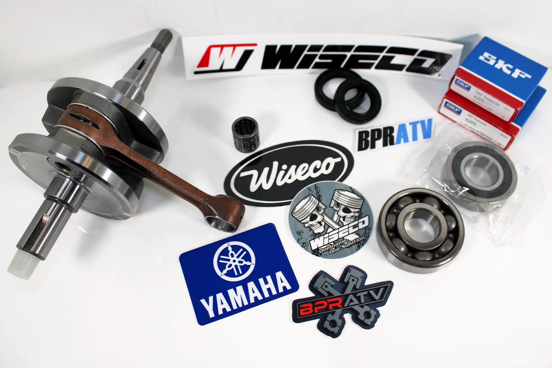 Yamaha Blaster 200 Wiseco Crankshaft Kit SKF Crank Bearings Seals HD Rebuild Kit - Image 12