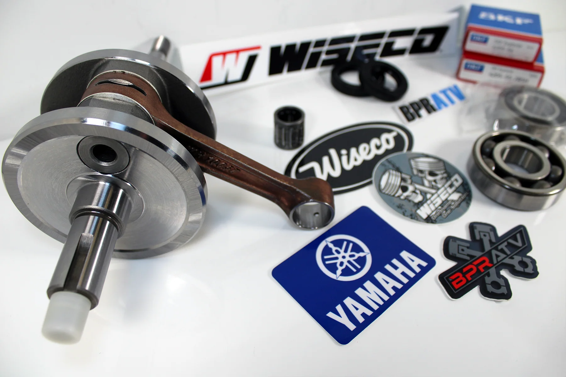Yamaha Blaster 200 Wiseco Crankshaft Kit SKF Crank Bearings Seals HD Rebuild Kit - Image 7