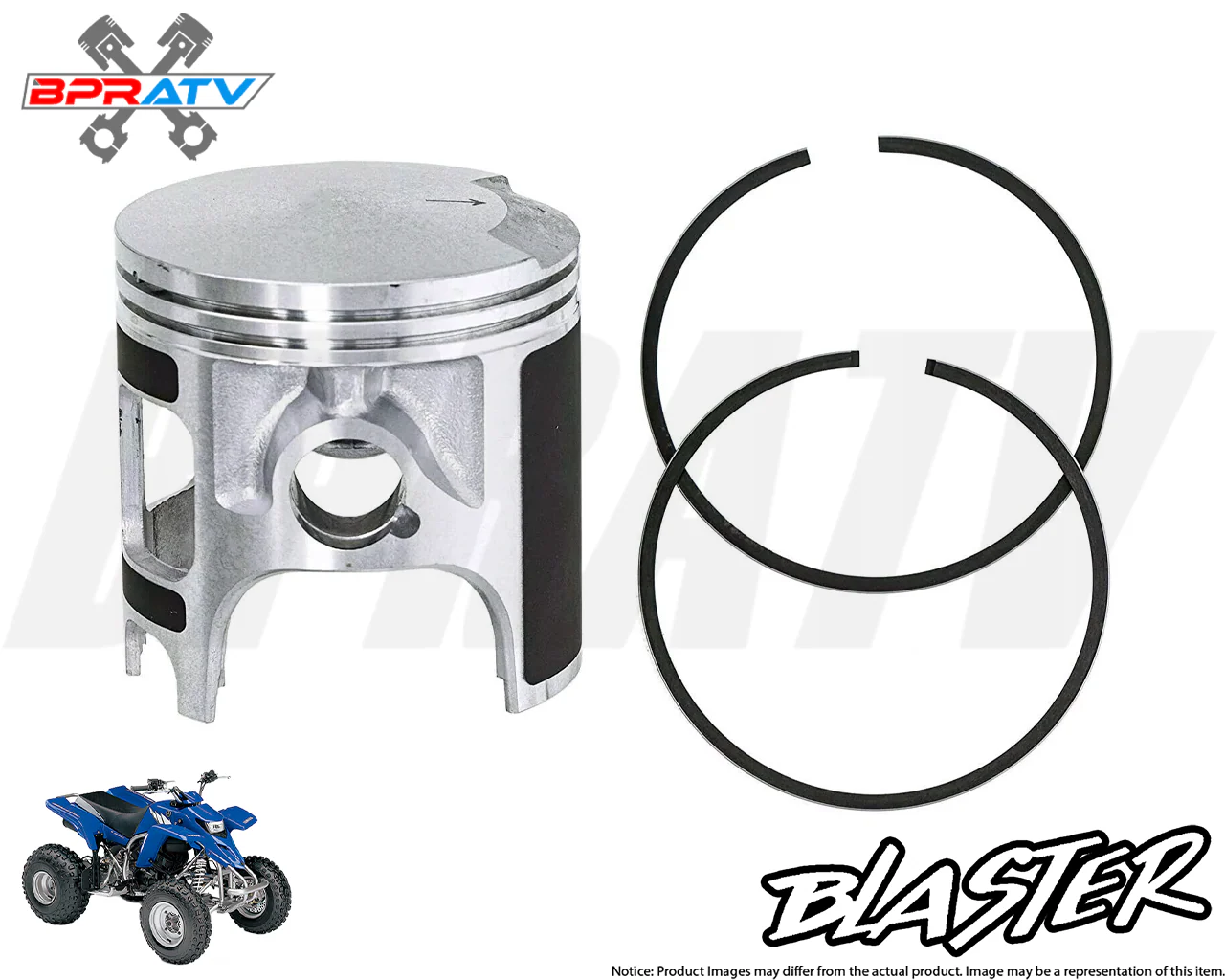 Yamaha Blaster 200 YFS 200 Piston Gasket Rings Set Kit 1988-2006 STD Stock Size - Image 11