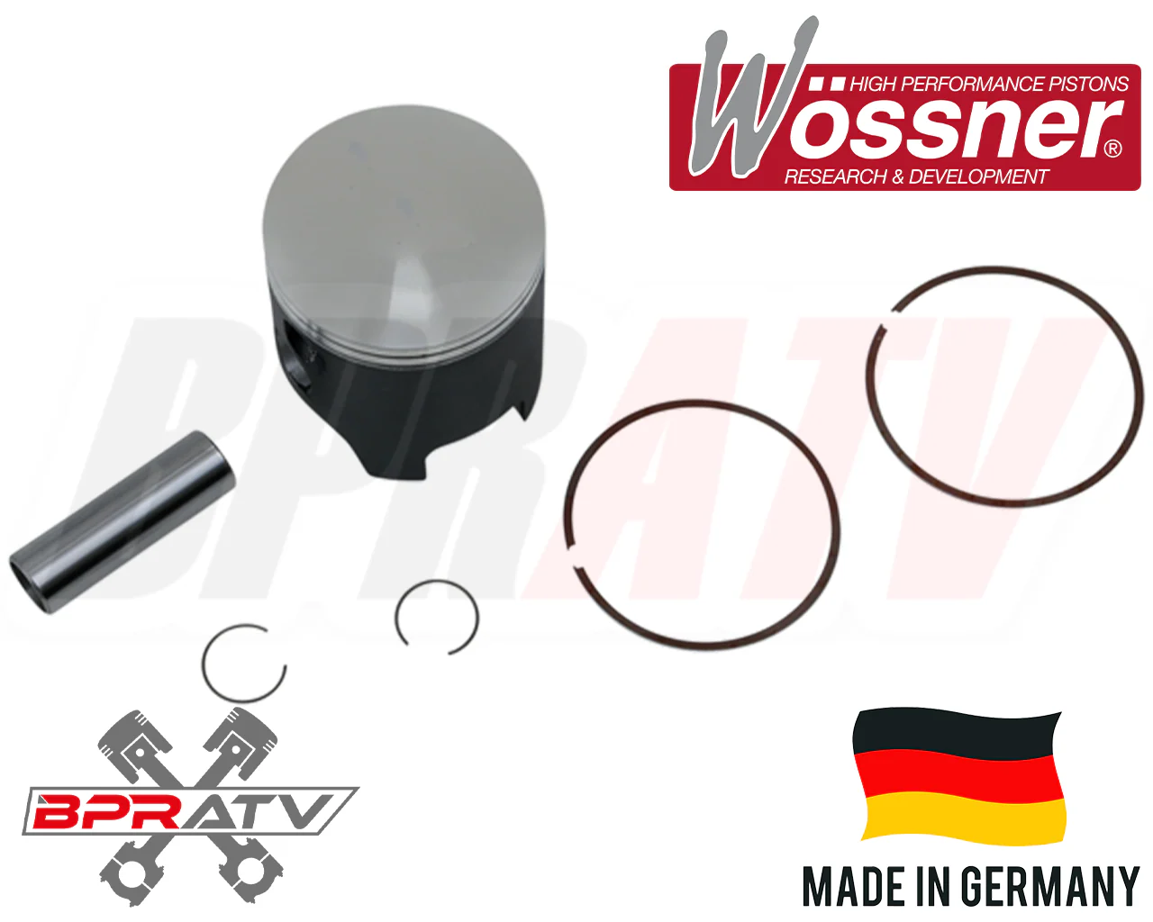 Yamaha Blaster 200 YFS200 WOSSNER Cylinder Piston Bearing Gasket Top End Kit Set - Image 9