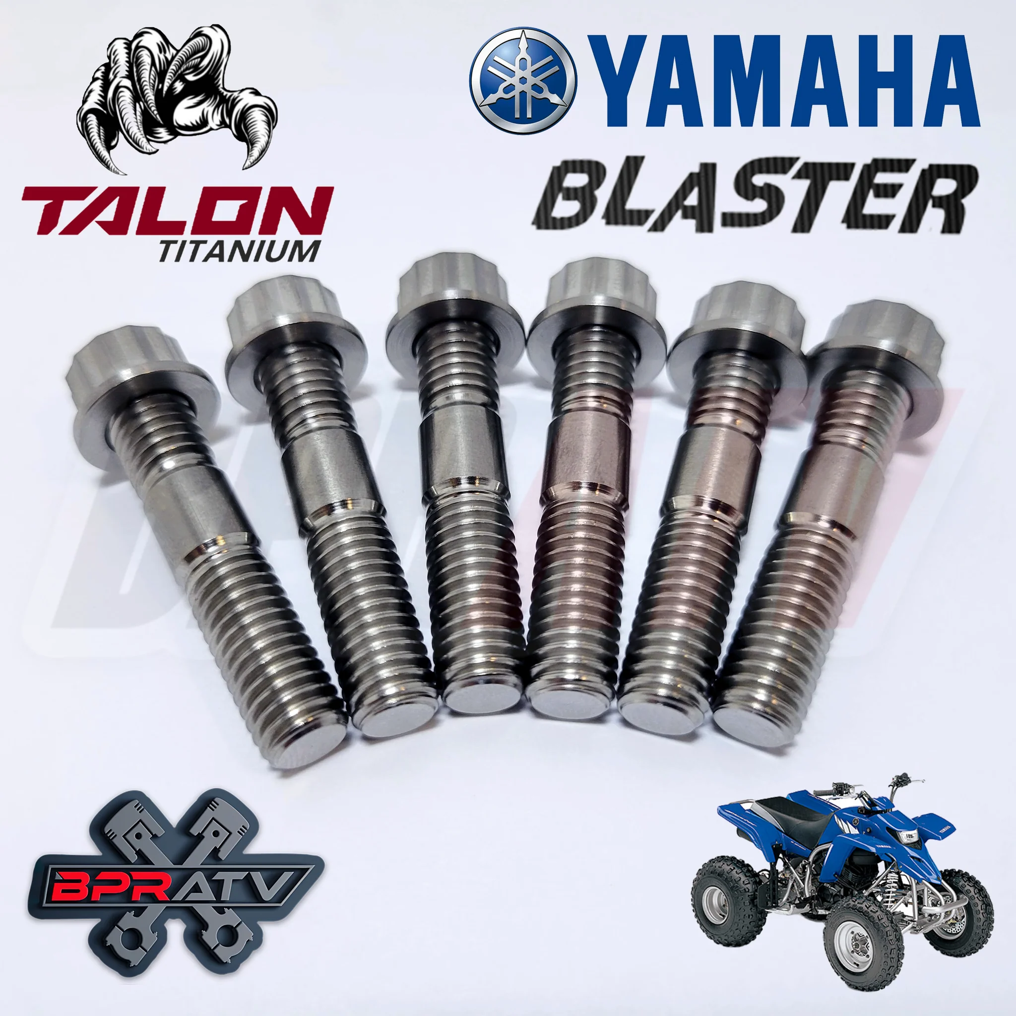Yamaha Blaster 68mm Big Bore Cylinder Kit CP Carrillo Piston Top End Rebuild Kit - Image 16