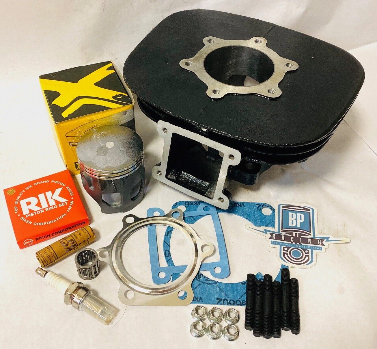 Yamaha Blaster Cylinder Stock Bore 66 mil Rebuilt Top End Rebuild Assembly Kit - Image 5