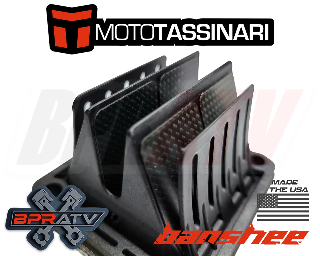 Yamaha Blaster GENUINE Moto Tassinari VFORCE4 Replacement REED PETALS Set 4P522 - Image 5
