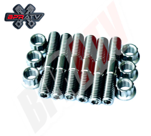 Yamaha Blaster Top End Rebuild Stock Standard Bore 66mm Pro-X Piston Head Studs - Image 2