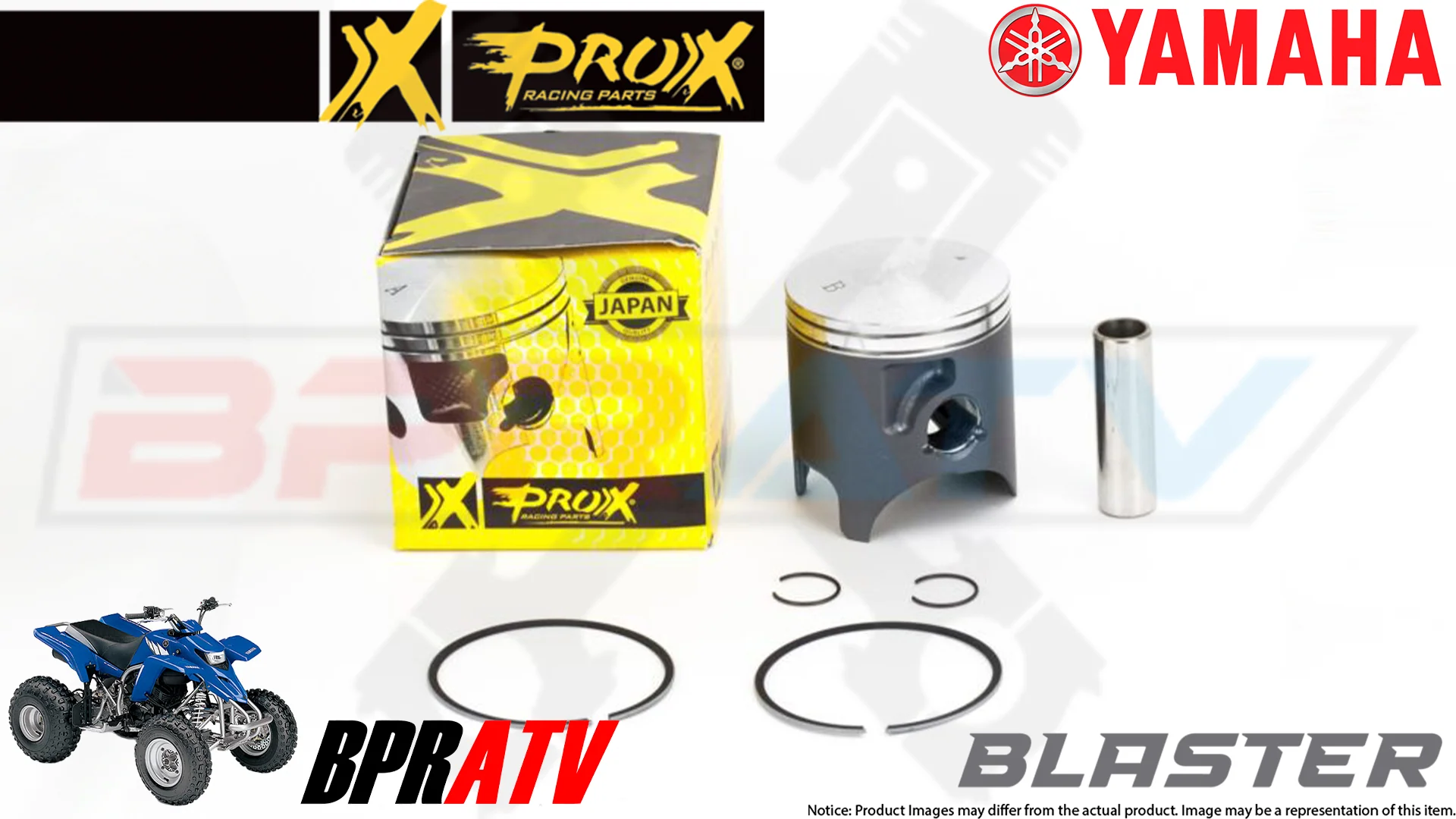 Yamaha Blaster YFS 200 66mm Stock OEM Bore Cylinder ProX Top End Rebuild Kit Set - Image 5