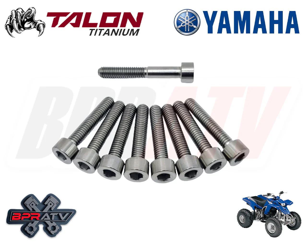 Yamaha Blaster YFS 200 BPRATV Talon Titanium CRANKCASE Halves Ti Bolts Bolt Kit - Image 4