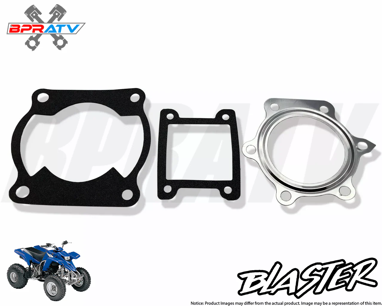 Yamaha Blaster YFS200 66mm Std Wiseco Pro Piston Top End Gaskets Kit Pin Bearing - Image 6