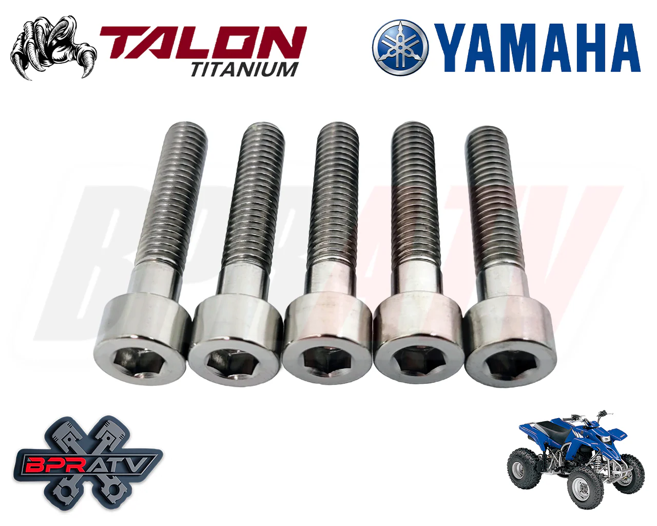 Yamaha Blaster YFS200 BPRATV Titanium LEFT CRANKCASE Cover Bolts Bolt Kit Washer - Image 3