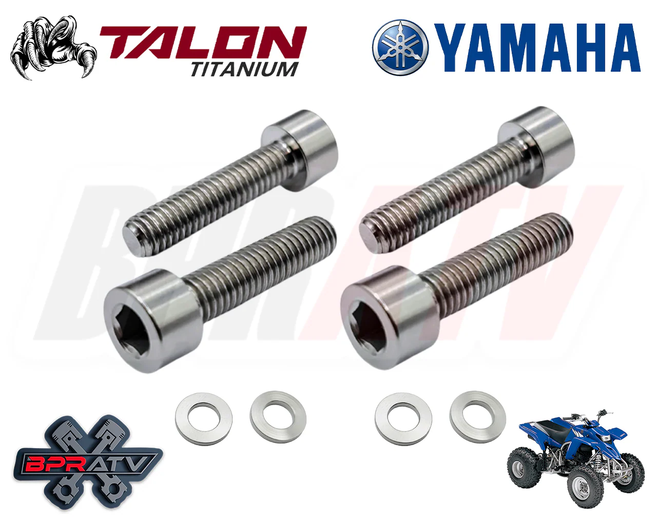 Yamaha Blaster YFS200 BPRATV Titanium LEFT CRANKCASE Cover Bolts Bolt Kit Washer - Image 5