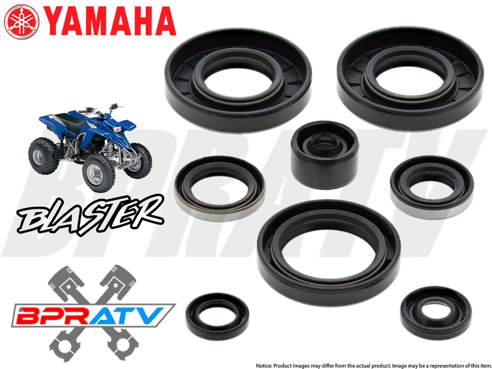 Yamaha Blaster YFS200 Main Crank Shaft Bearings Motor Engine Seal Kit 1988-2006 - Image 14