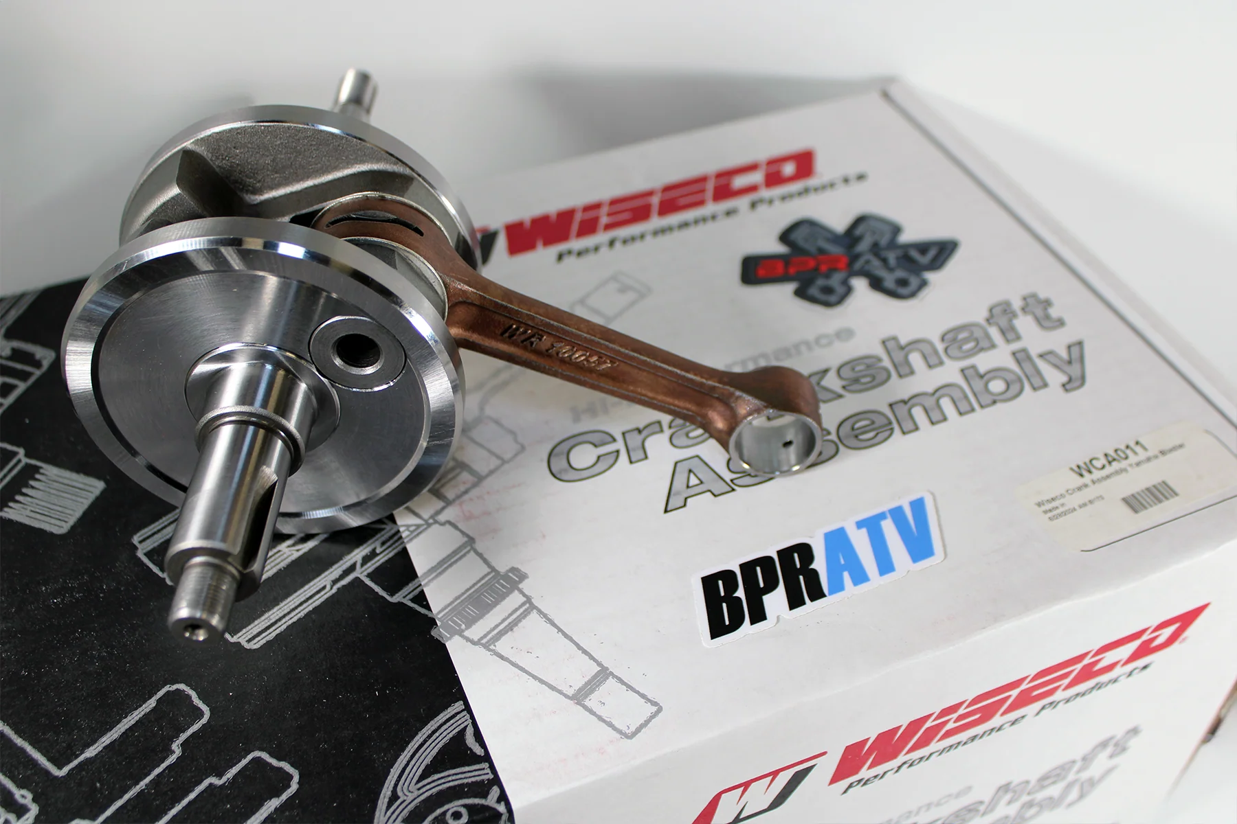 Yamaha Blaster YFS200 Wiseco HD Crank Kit + SKF Bearings Crank Seals Rebuild Kit - Image 9