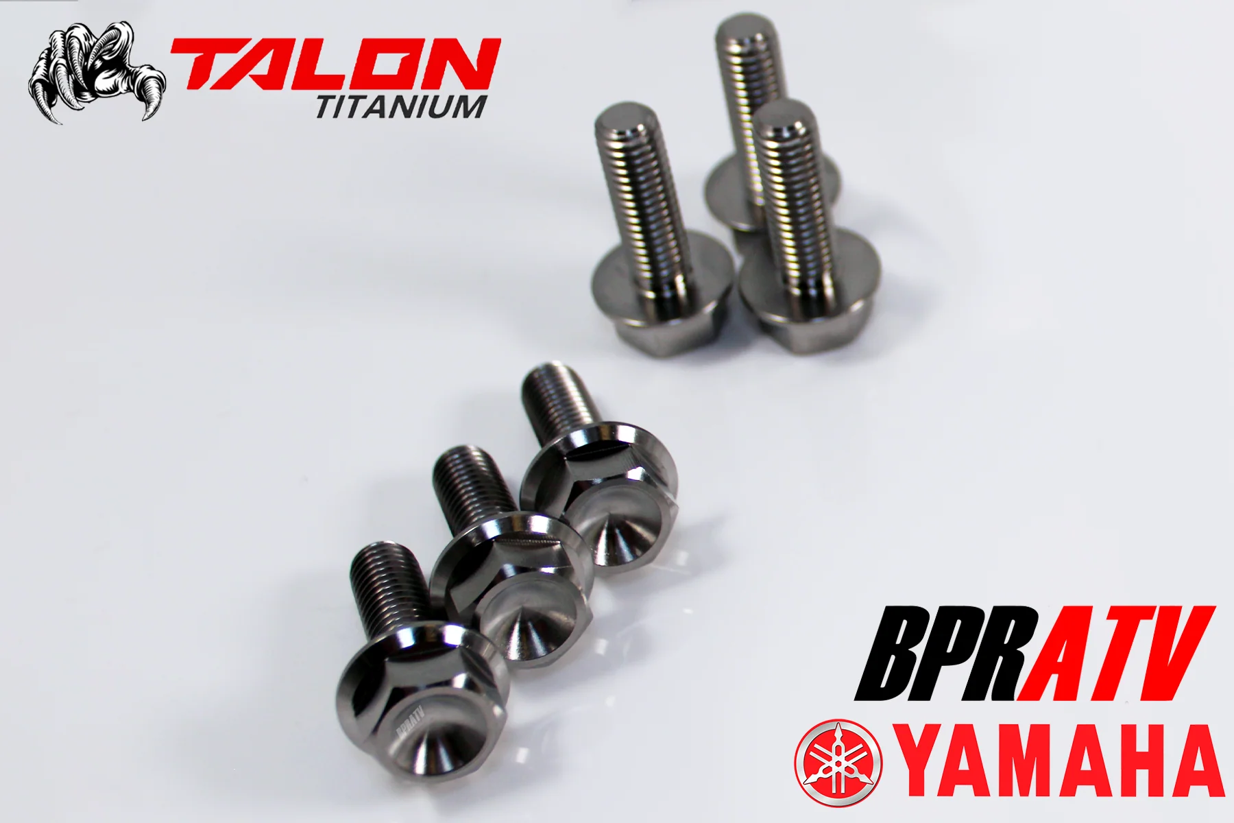 Yamaha Front Bumper Rear Grab Bar TITANIUM Bolts for Banshee Blaster Set of FOUR - Image 12