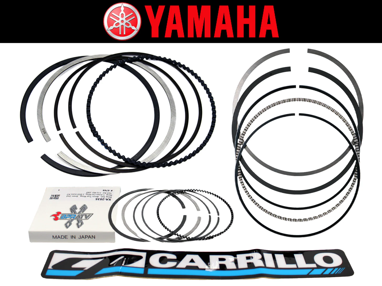 Yamaha Grizzly 660 102mm CP Carrillo Big Bore 11:1 686cc Piston Cometic Gaskets - Image 12