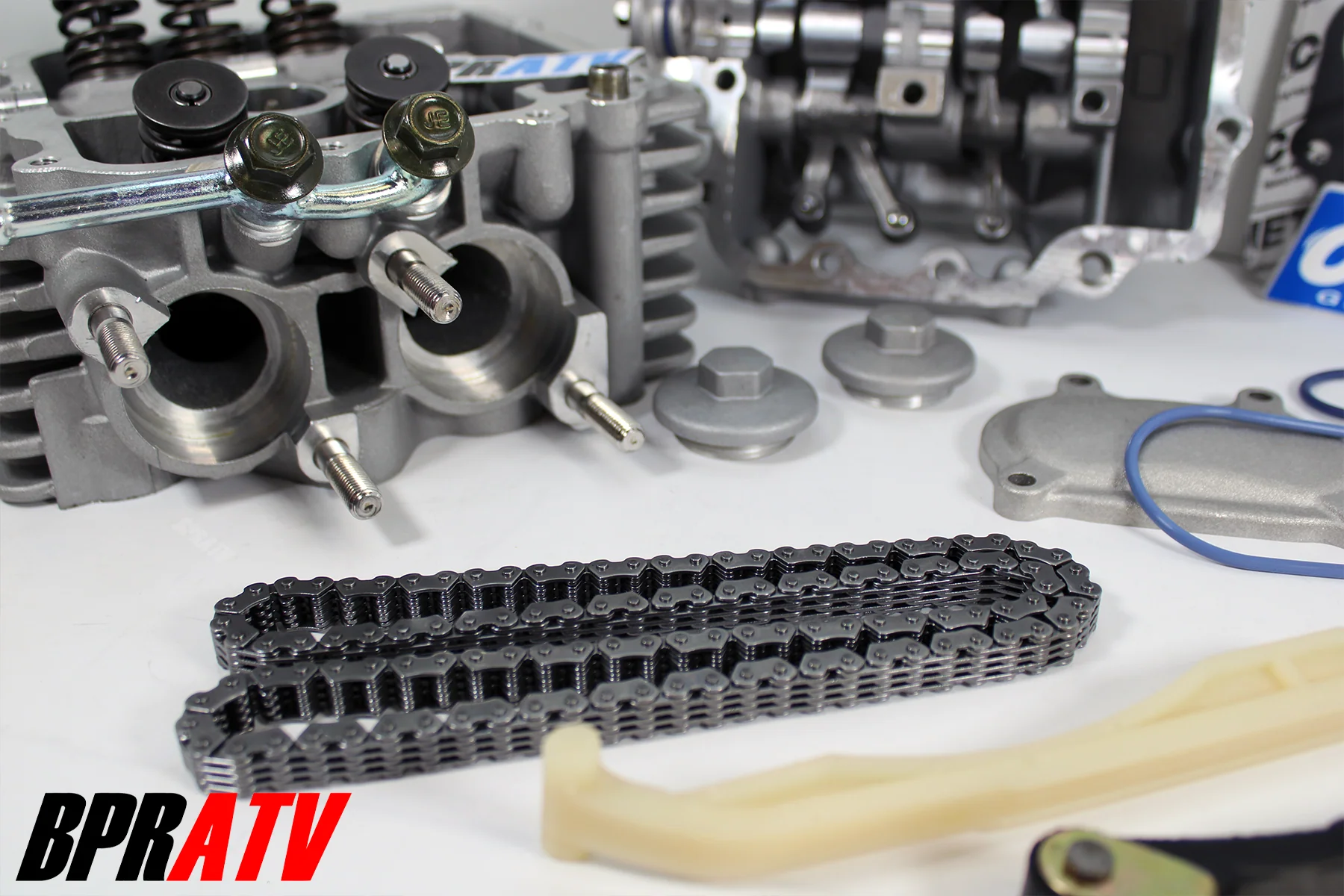 Yamaha Grizzly 660 Assembled Cylinder Head Cam Timing Chain Guide Cometic Gasket - Image 11