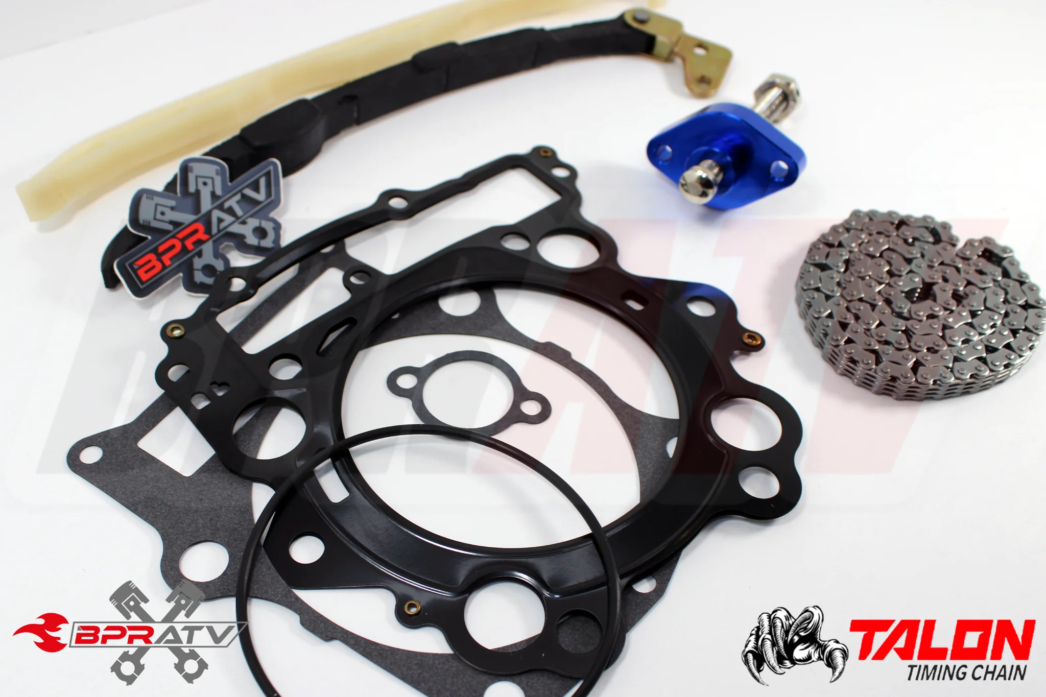 Yamaha Grizzly 660 Timing Stopper Guides BLUE Chain Tensioner Cam Chain Gaskets - Image 2