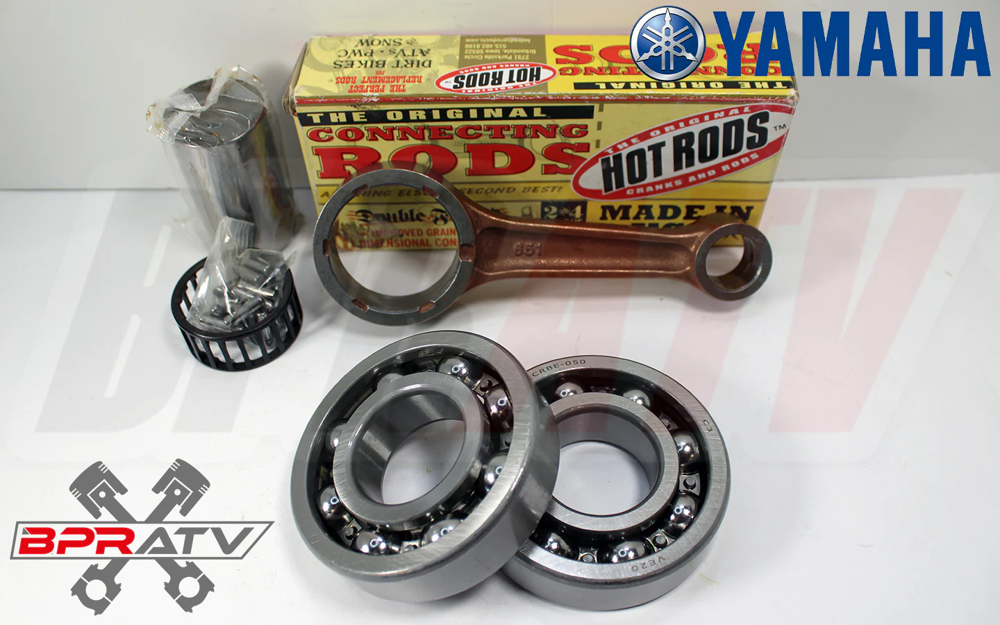Yamaha Kodiak 700 Hot Rods Connecting Rod Kit Hotrods Bearings Crank Rebuild Kit - Image 3