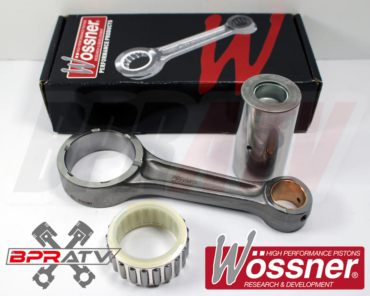 Yamaha Kodiak 700 WOSSNER Connecting Rod Kit SKF Bearings Crankshaft Rebuild Kit - Image 2