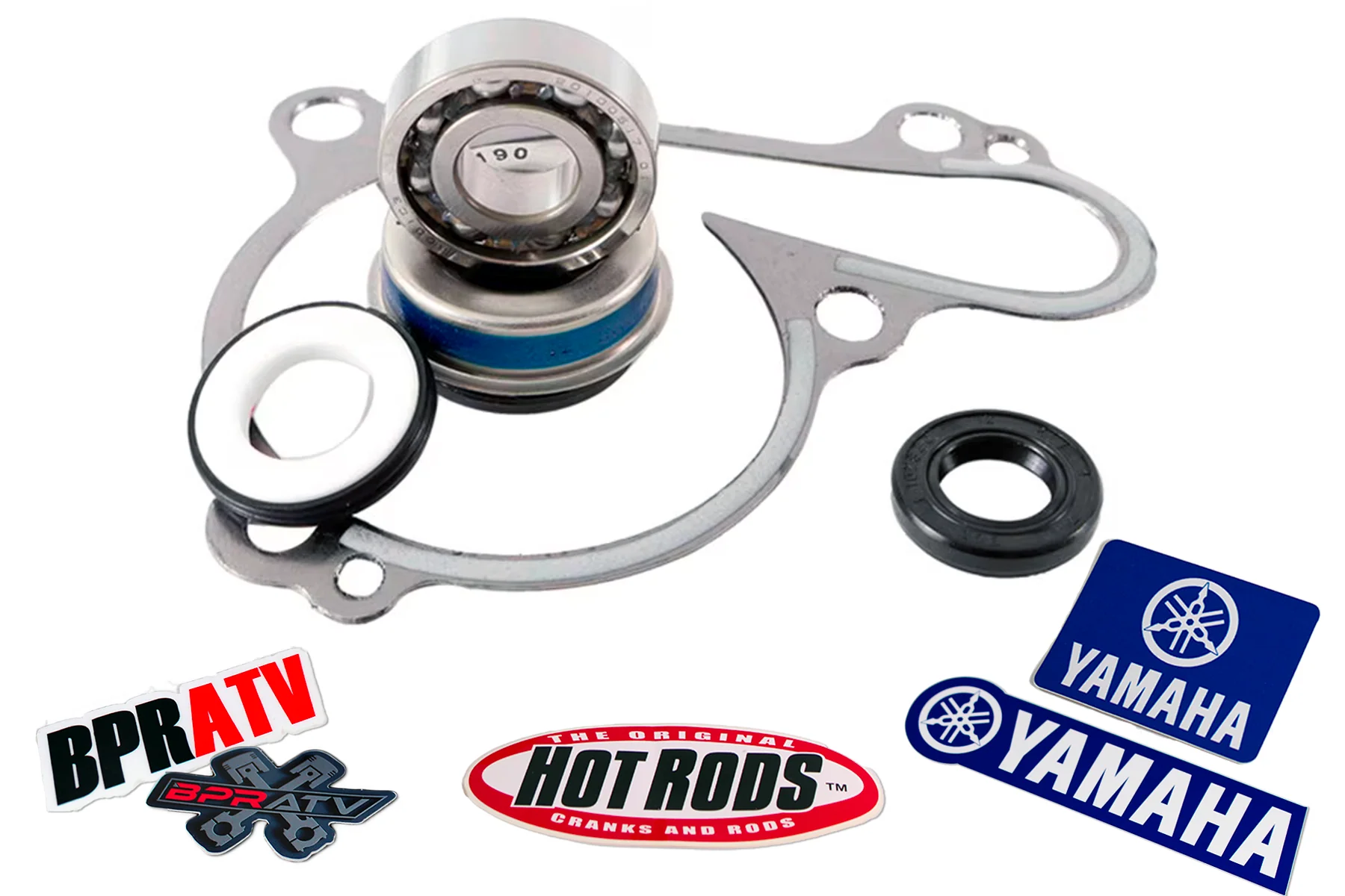 Yamaha OEM YFZ450R YFZ 450R Water Pump Kit Hot Rods Vertex OE Shaft Seal Gaskets - Image 8