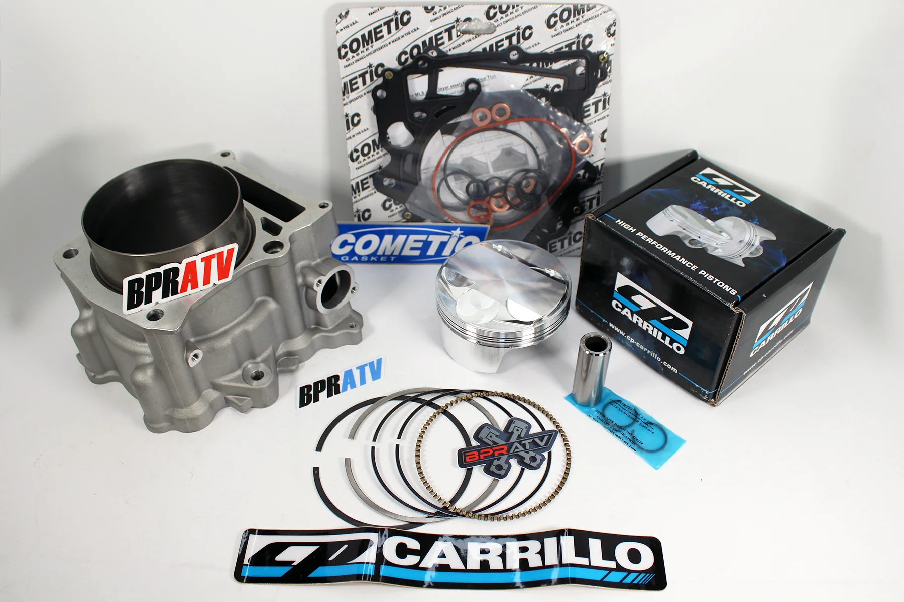 Yamaha Raptor 660 R 102mm 12.5:1 CP Piston Big Bore Cylinder Top End Rebuild Kit - Image 2
