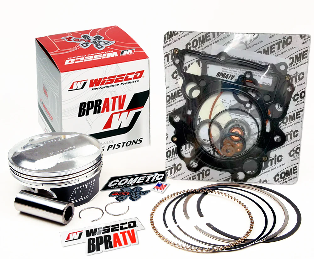 Yamaha Raptor 660 Rhino Grizzly 660 Stock 100mm Wiseco Piston Cometic Gasket Kit