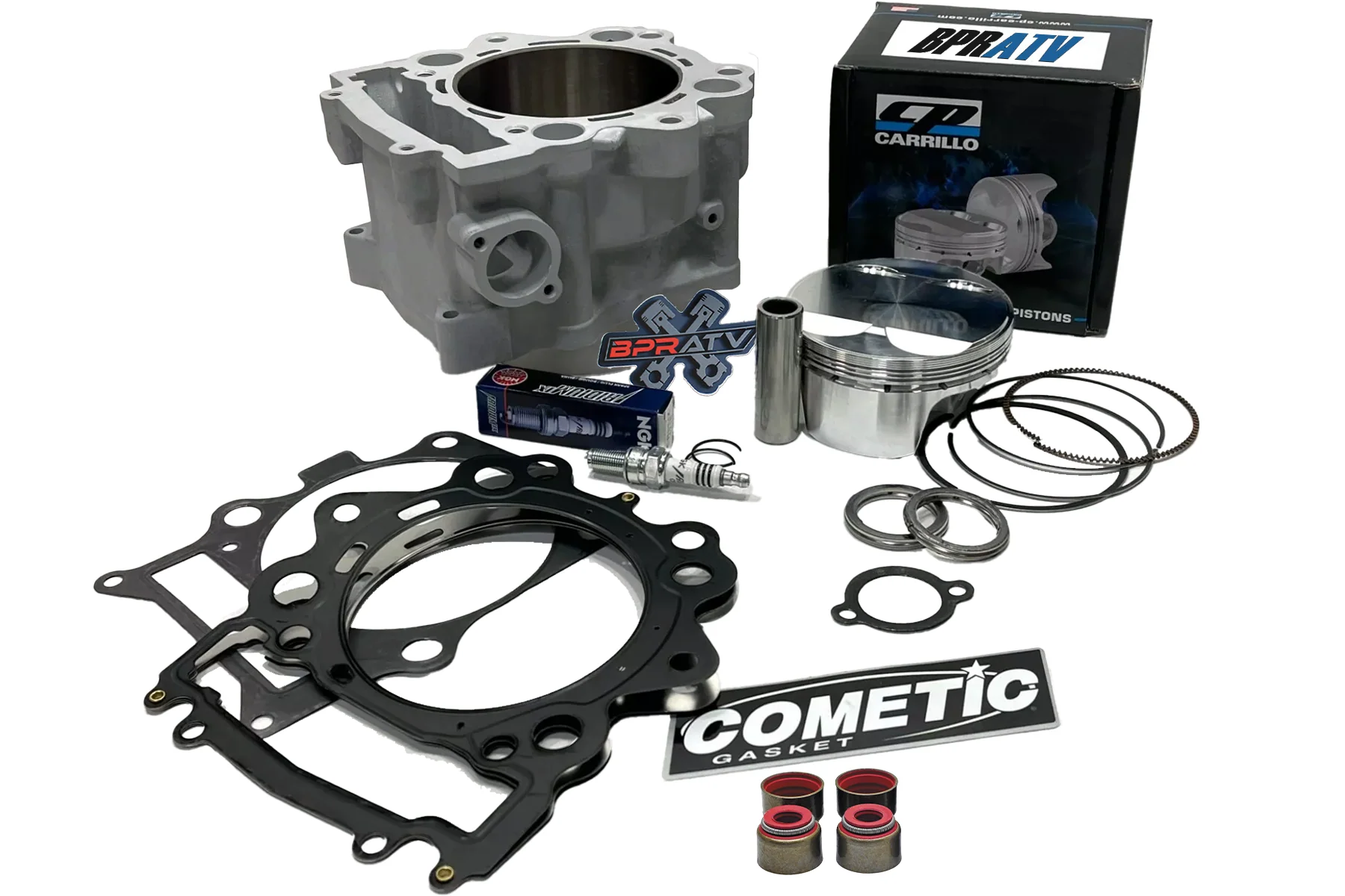 Yamaha Raptor 700 '06-25 734cc Big Bore Kit 105.5mm CP Piston Cometic KPMI Seals - Image 12