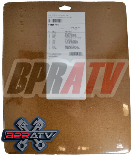 Yamaha Raptor 700 105.5mm COMPLETE Big Bore COMETIC Gasket Kit Kibblewhite Seals - Image 3