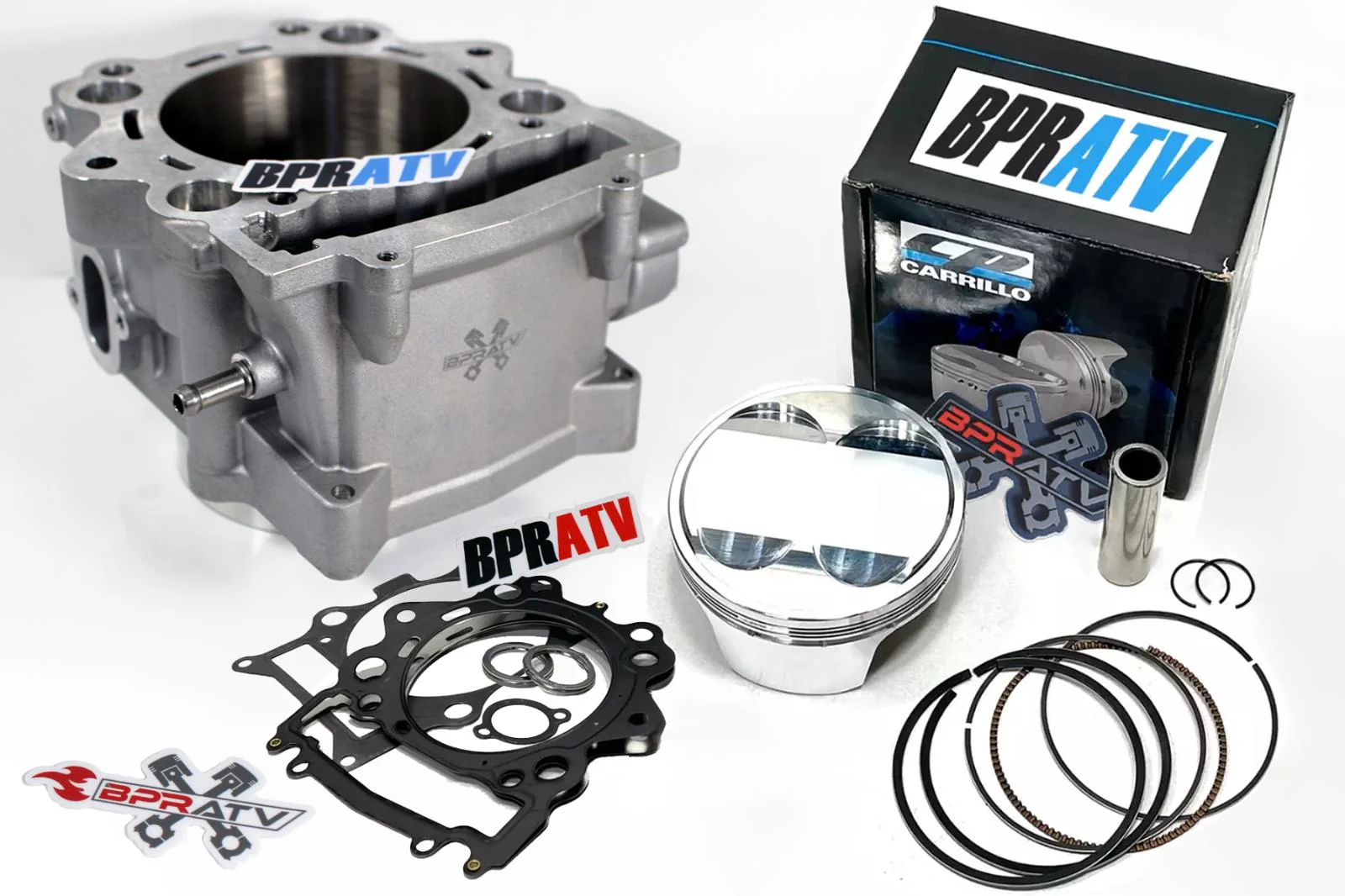 Yamaha Raptor 700 700R 102mm Stock Bore Cylinder CP Piston Top End Rebuild Kit - Image 11