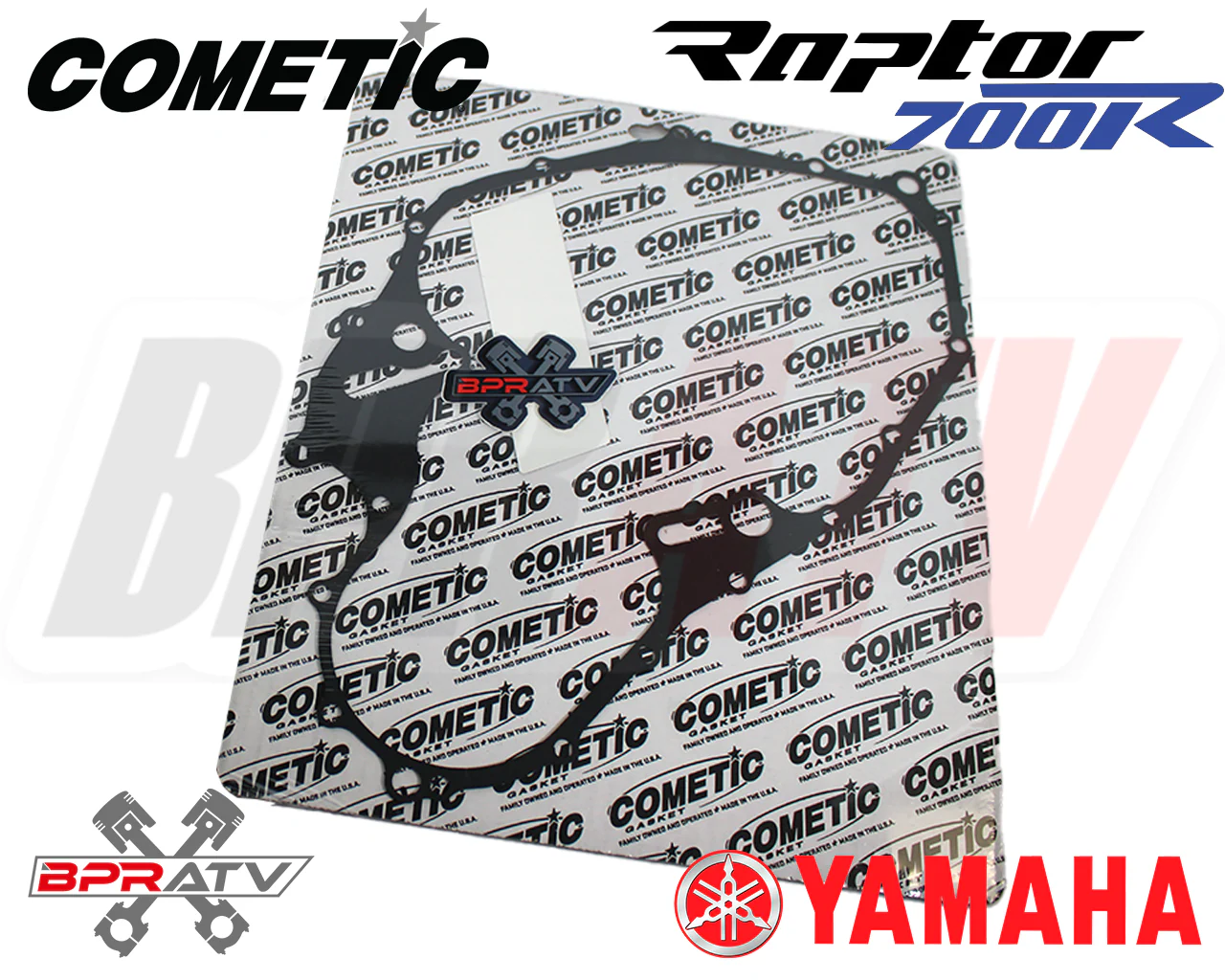 Yamaha Raptor 700 700R COMETIC Clutch Cover Stator Cover Gaskets Set AFM Squishy - Image 3