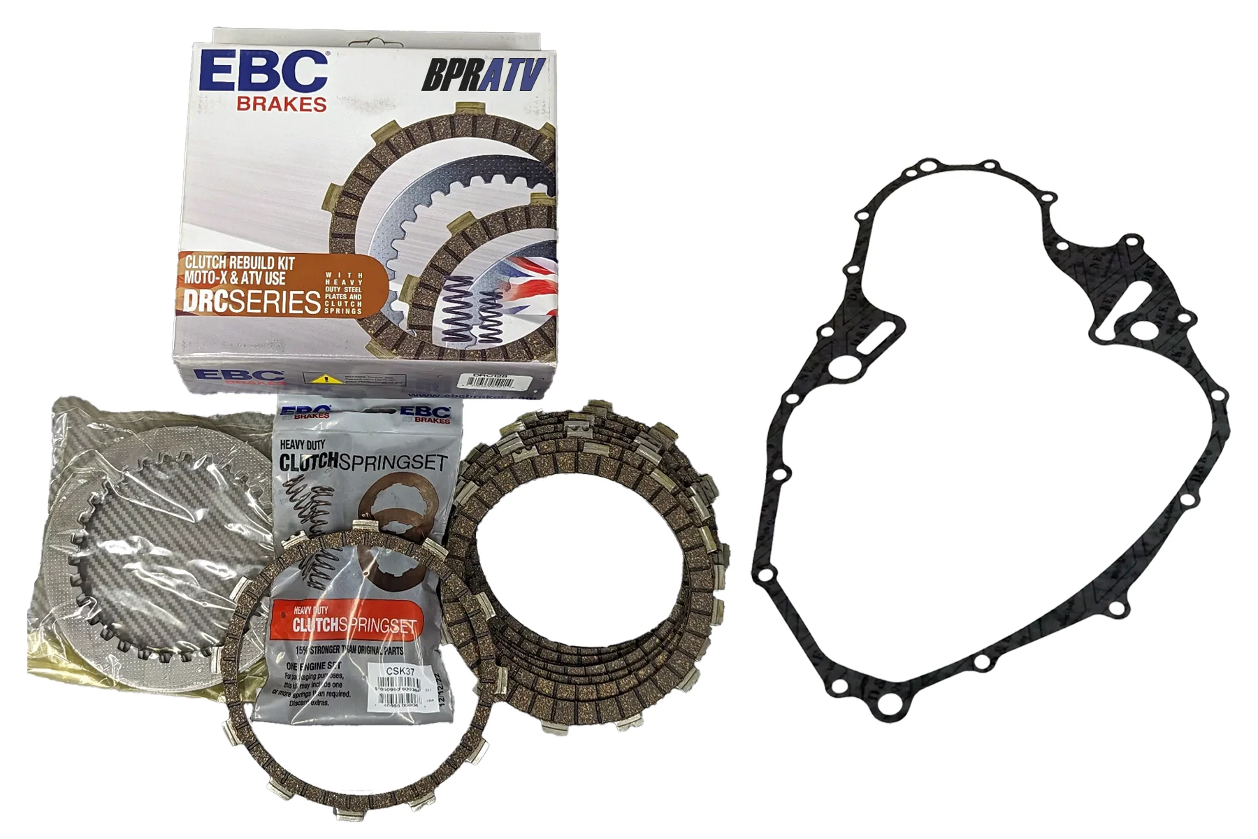 Yamaha Raptor 700 EBC DRC Series DIRT RACER Heavy Duty Clutch Rebuild Kit Gasket - Image 16