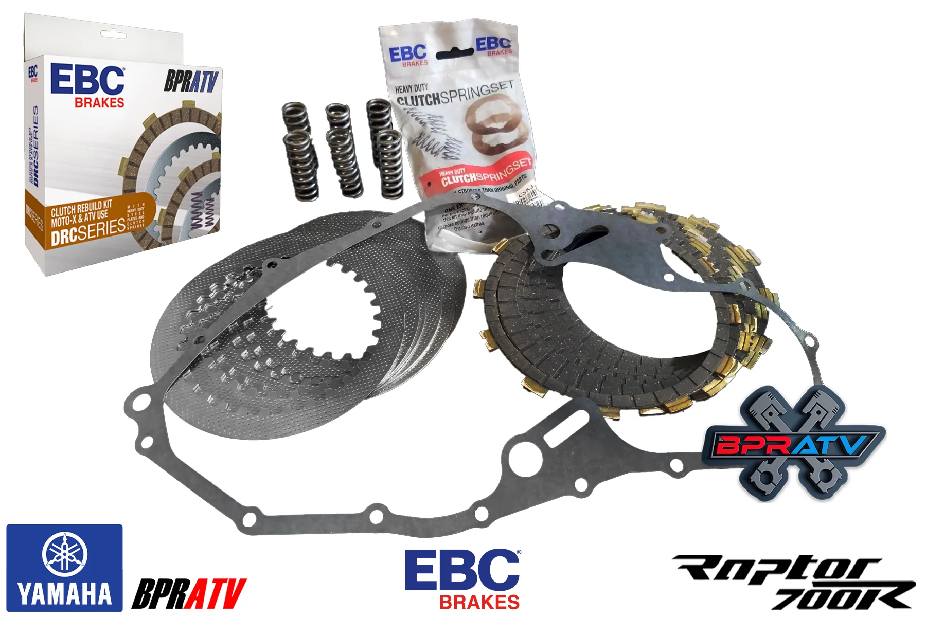 Yamaha Raptor 700 EBC DRC Series DIRT RACER Heavy Duty Clutch Rebuild Kit Gasket - Image 3