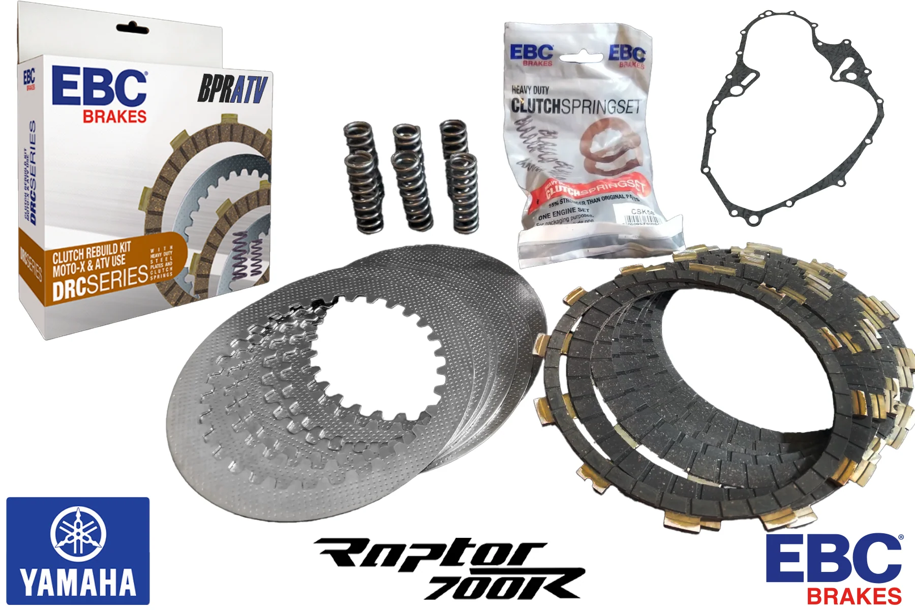 Yamaha Raptor 700 EBC DRC Series DIRT RACER Heavy Duty Clutch Rebuild Kit Gasket - Image 4