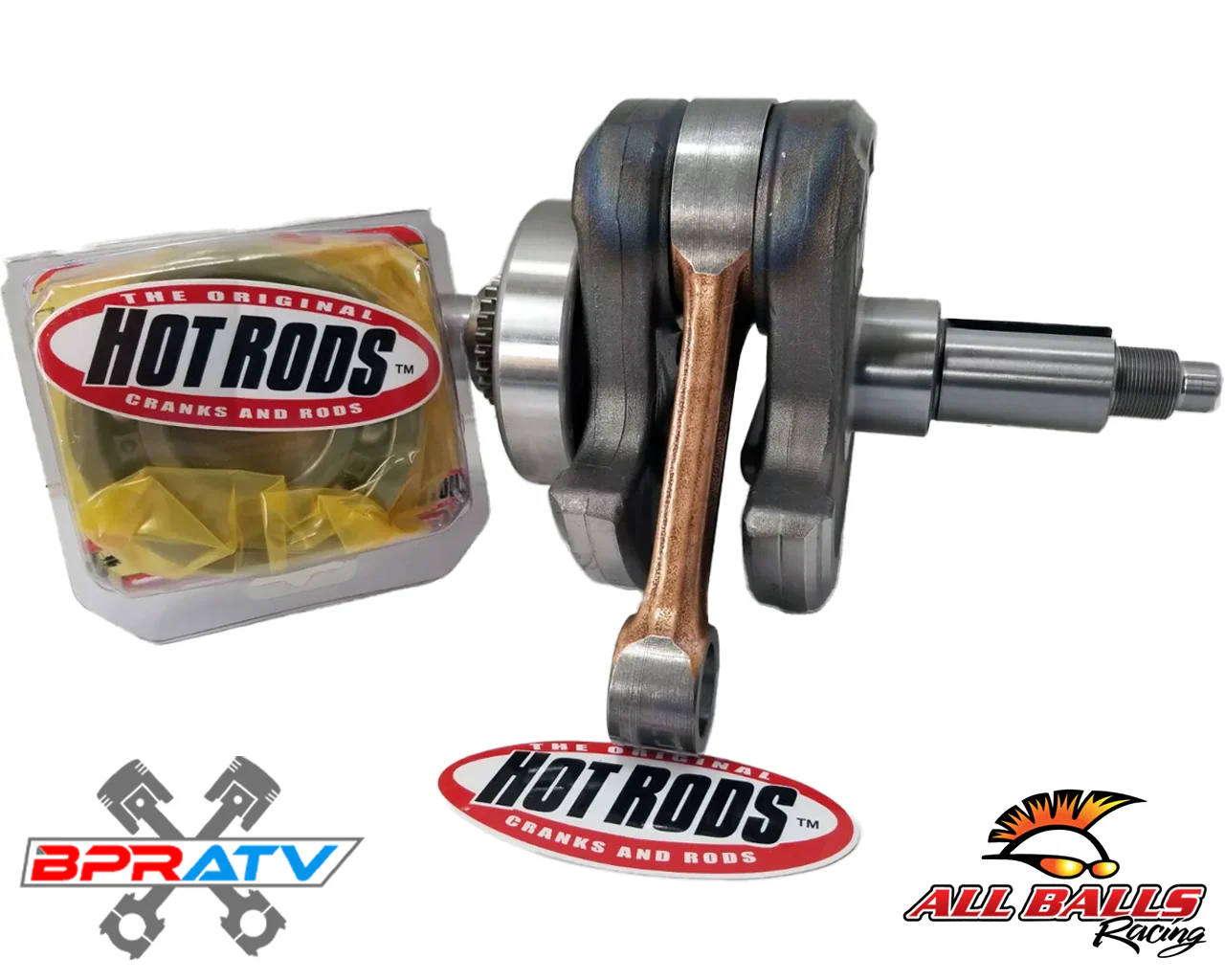 Yamaha Raptor 700 Hot Rods STD Crank with Hot Rods Main Crank Bearings 4078 K053 - Image 10