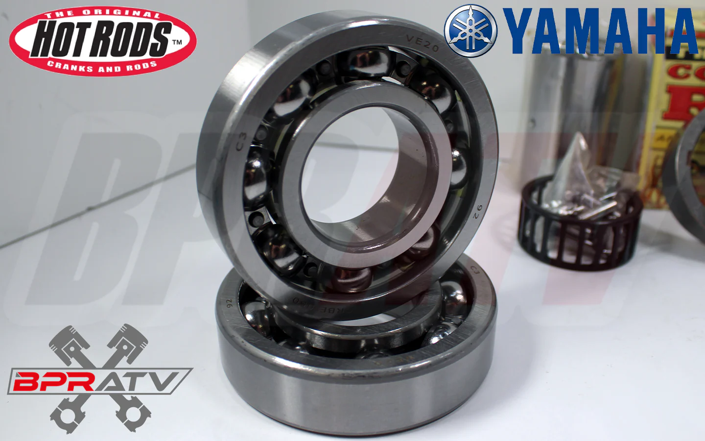 Yamaha Raptor 700 Hot Rods STD Crank with Hot Rods Main Crank Bearings 4078 K053 - Image 18
