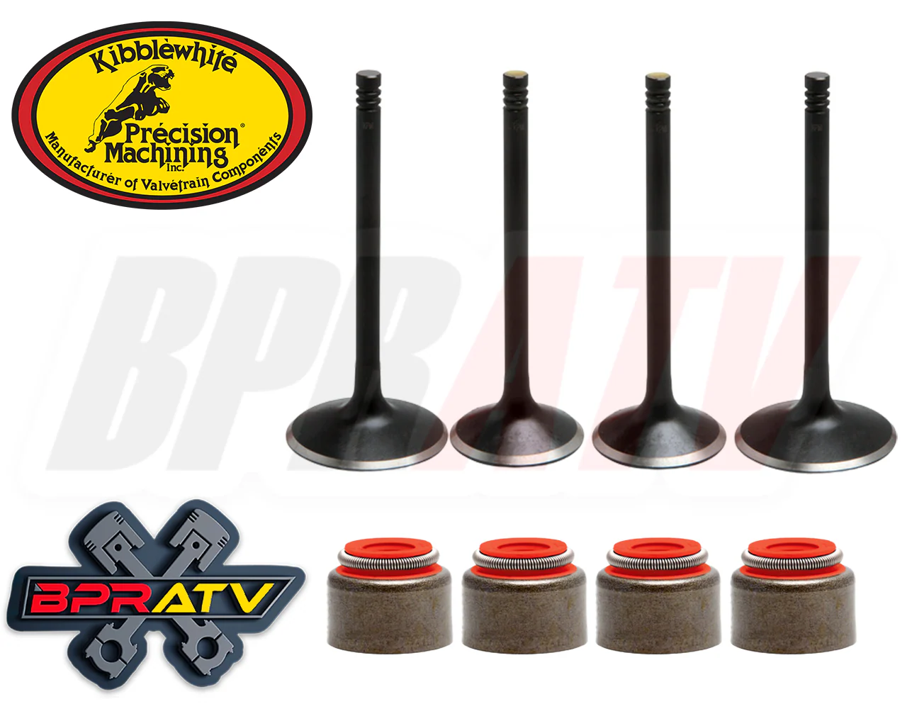 Yamaha Raptor 700 Kibblewhite +1mm Intake Exhaust Valves Springs Seals Head Kit - Image 7